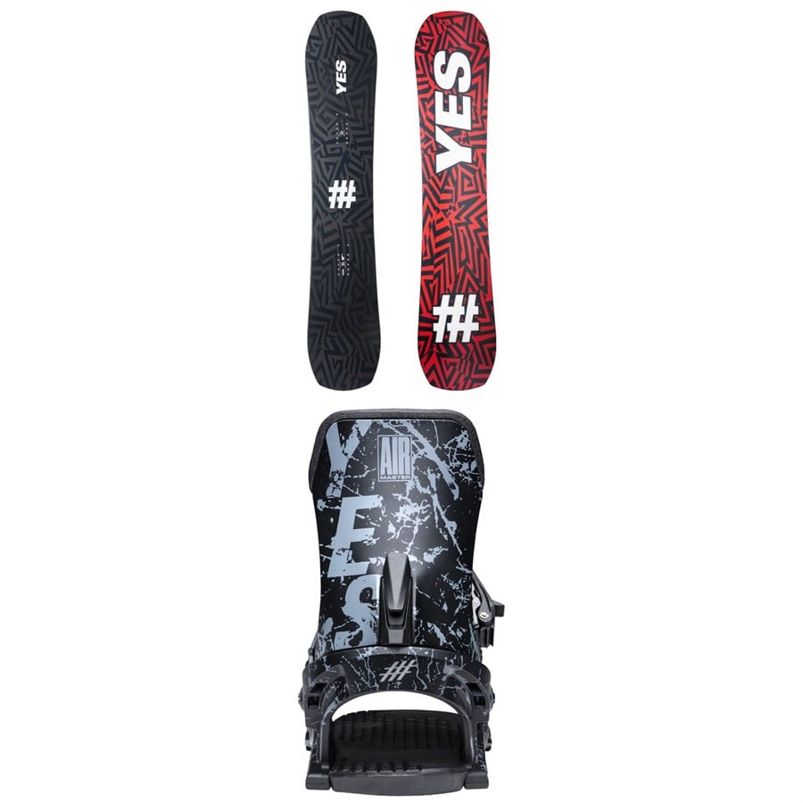 Yes. Standard Snowboard + Airmaster Snowboard Bindings 2026