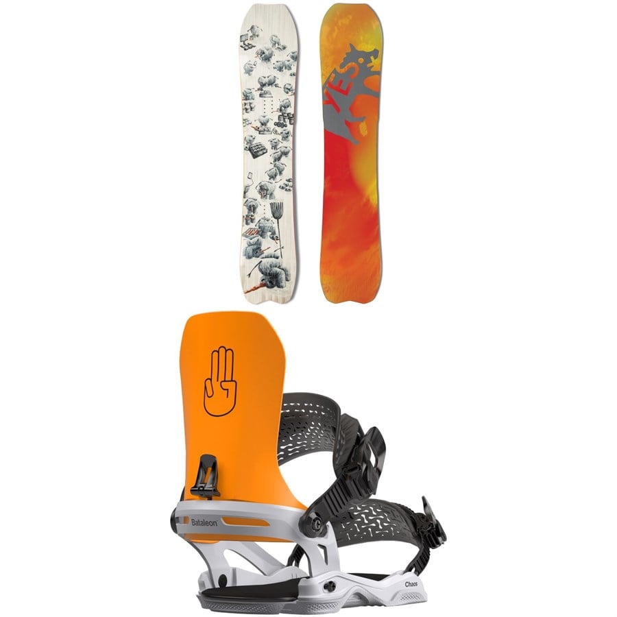 Yes. Warca UnInc JPS Snowboard 2024 + Bataleon Chaos Asymwrap Snowboard Bindings